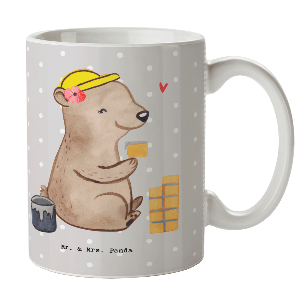 Tasse Maurerin mit Herz Tasse, Kaffeetasse, Teetasse, Becher, Kaffeebecher, Teebecher, Keramiktasse, Porzellantasse, Büro Tasse, Geschenk Tasse, Tasse Sprüche, Tasse Motive, Kaffeetassen, Tasse bedrucken, Designer Tasse, Cappuccino Tassen, Schöne Teetassen, Beruf, Ausbildung, Jubiläum, Abschied, Rente, Kollege, Kollegin, Geschenk, Schenken, Arbeitskollege, Mitarbeiter, Firma, Danke, Dankeschön, Maurerin, Maurermeisterin, Gesellenprüfung, Handwerkerin, Maurerbetrieb