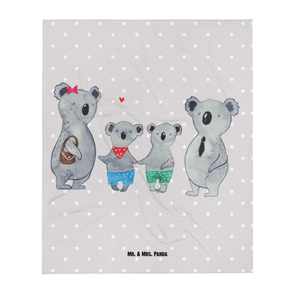 Kuscheldecke Koala Familie zwei