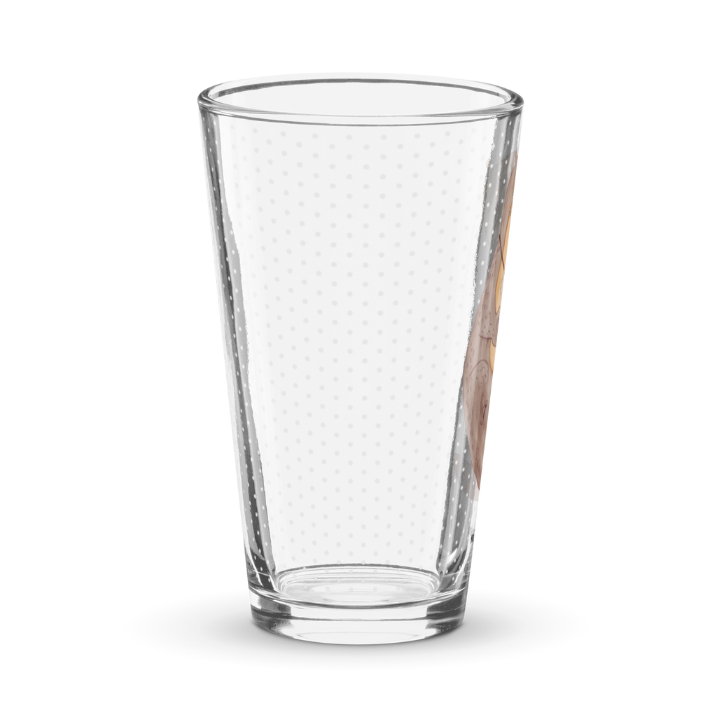 Premium Trinkglas Otter mit Muschelmedaillon Trinkglas, Glas, Pint Glas, Bierglas, Cocktail Glas, Wasserglas, Otter, Fischotter, Seeotter, Otterliebe, grübeln, träumen, Motivation, Tagträumen, Büro