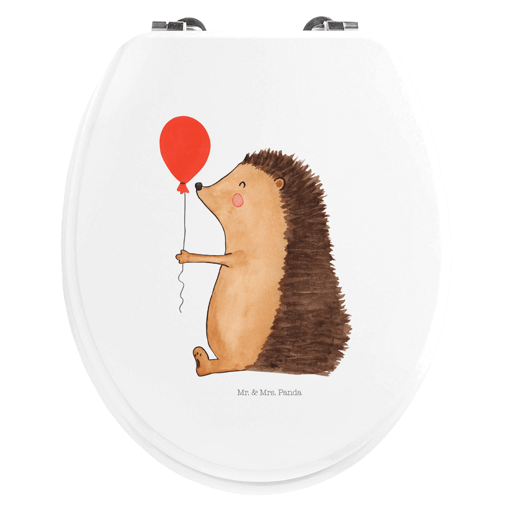 Motiv WC Sitz Igel Luftballon Klobrille, Klodeckel, Toilettendeckel, WC-Sitz, Toilette, Tiermotive, Gute Laune, lustige Sprüche, Tiere, Igel, Geburtstag, Herzlichen Glückwunsch, Glückwunsch, Geburtstagskind, Ballon, Happy Birthday