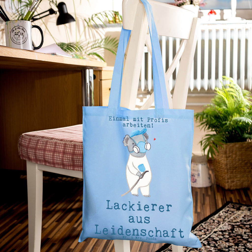 Tragetasche Lackierer aus Leidenschaft Beuteltasche, Beutel, Einkaufstasche, Jutebeutel, Stoffbeutel, Tasche, Shopper, Umhängetasche, Strandtasche, Schultertasche, Stofftasche, Tragetasche, Badetasche, Jutetasche, Einkaufstüte, Laptoptasche, Beruf, Ausbildung, Jubiläum, Abschied, Rente, Kollege, Kollegin, Geschenk, Schenken, Arbeitskollege, Mitarbeiter, Firma, Danke, Dankeschön, Lackierer, Lackierermeister, Werkstatt Lackierer, Gesellenprüfung