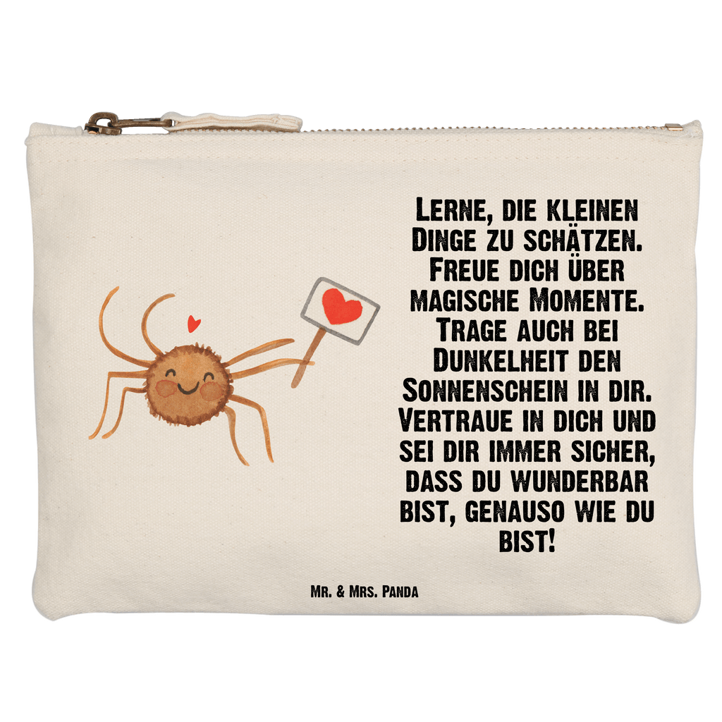 Schminktasche Spinne Agathe Motivation Schminktasche, Kosmetiktasche, Kosmetikbeutel, Stiftemäppchen, Etui, Federmappe, Makeup, XXL, Schminketui, Kosmetiketui, Schlamperetui, Spinne Agathe, Spinne, Agathe, Videos, Merchandise, Motivation, Glück, Liebe, Vertrauen, Dankeschön