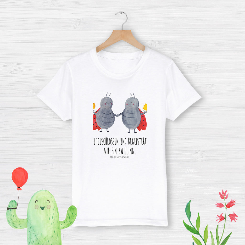 Organic Kinder T-Shirt Sternzeichen Zwilling Kinder T-Shirt, Kinder T-Shirt Mädchen, Kinder T-Shirt Jungen, Tierkreiszeichen, Sternzeichen, Horoskop, Astrologie, Aszendent, Zwillinge, Zwilling Geschenk, Zwilling Sternzeichen, Geburtstag Mai, Geschenk Mai, Geschenk Juni, Marienkäfer, Glückskäfer, Zwillingsbruder, Zwillingsschwester