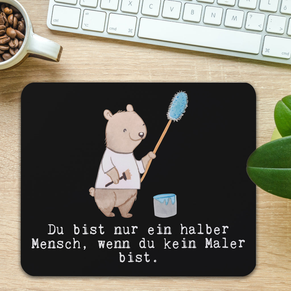 Mauspad Maler mit Herz Mousepad, Computer zubehör, Büroausstattung, PC Zubehör, Arbeitszimmer, Mauspad, Einzigartiges Mauspad, Designer Mauspad, Mausunterlage, Mauspad Büro, Beruf, Ausbildung, Jubiläum, Abschied, Rente, Kollege, Kollegin, Geschenk, Schenken, Arbeitskollege, Mitarbeiter, Firma, Danke, Dankeschön, Maler, Malermeister, Gesellenprüfung, Meisterprüfung, Malerbetrieb