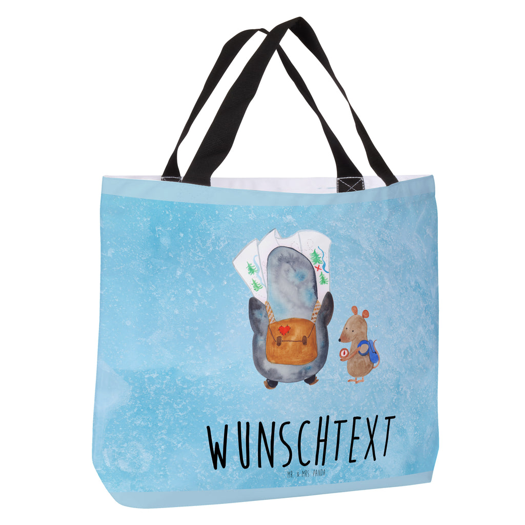 Personalisierter Shopper Pinguin & Maus Wanderer Personalisierter Beutel, Personalisierte Einkaufstasche, Personalisierte Tasche, Personalisierte Strandtasche, Personalisierter Einkaufsbeutel, Personalisierter Shopper, Personalisierte Schultasche, Personalisierte Freizeittasche, Personalisierter Tragebeutel, Personalisierter Schulbeutel, Personalisierte Alltagstasche, mit Namen, Wunschname, Selbst bedrucken, frei gestalten, Pinguin, Pinguine, Abenteurer, Abenteuer, Roadtrip, Ausflug, Wanderlust, wandern