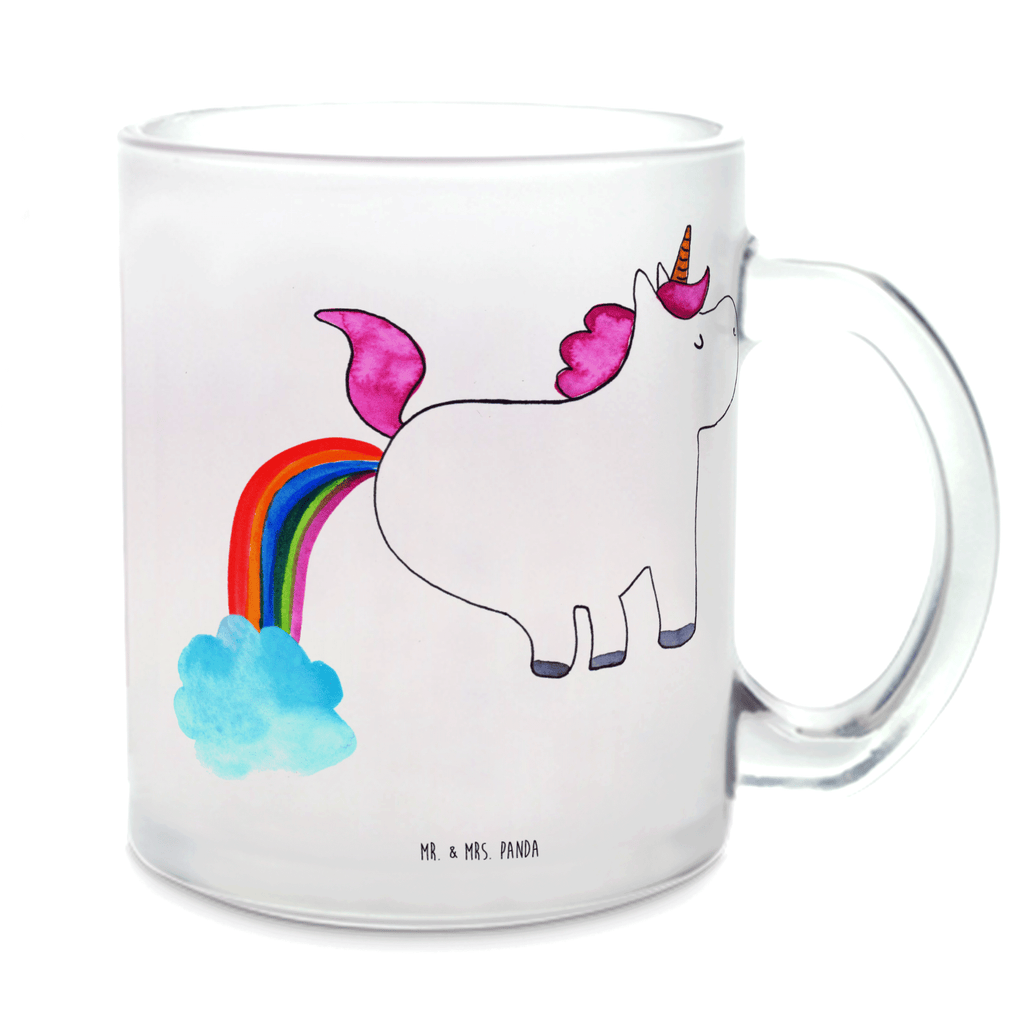 Teetasse Einhorn Pupsend Teetasse, Teeglas, Teebecher, Tasse mit Henkel, Tasse, Glas Teetasse, Teetasse aus Glas, Einhorn, Einhörner, Einhorn Deko, Pegasus, Unicorn, Pups, Regenbogen, Glitzer, Einhornpower, Erwachsenwerden, Spaß, lustig, Freundin