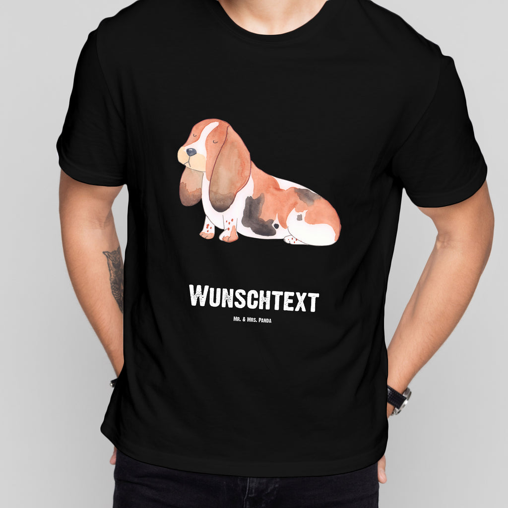 Personalisiertes T-Shirt Hund Basset Hound T-Shirt Personalisiert, T-Shirt mit Namen, T-Shirt mit Aufruck, Männer, Frauen, Wunschtext, Bedrucken, Hund, Hundemotiv, Haustier, Hunderasse, Tierliebhaber, Hundebesitzer, Sprüche, Basset Hound, Basset, Hundeliebe, kinderlos