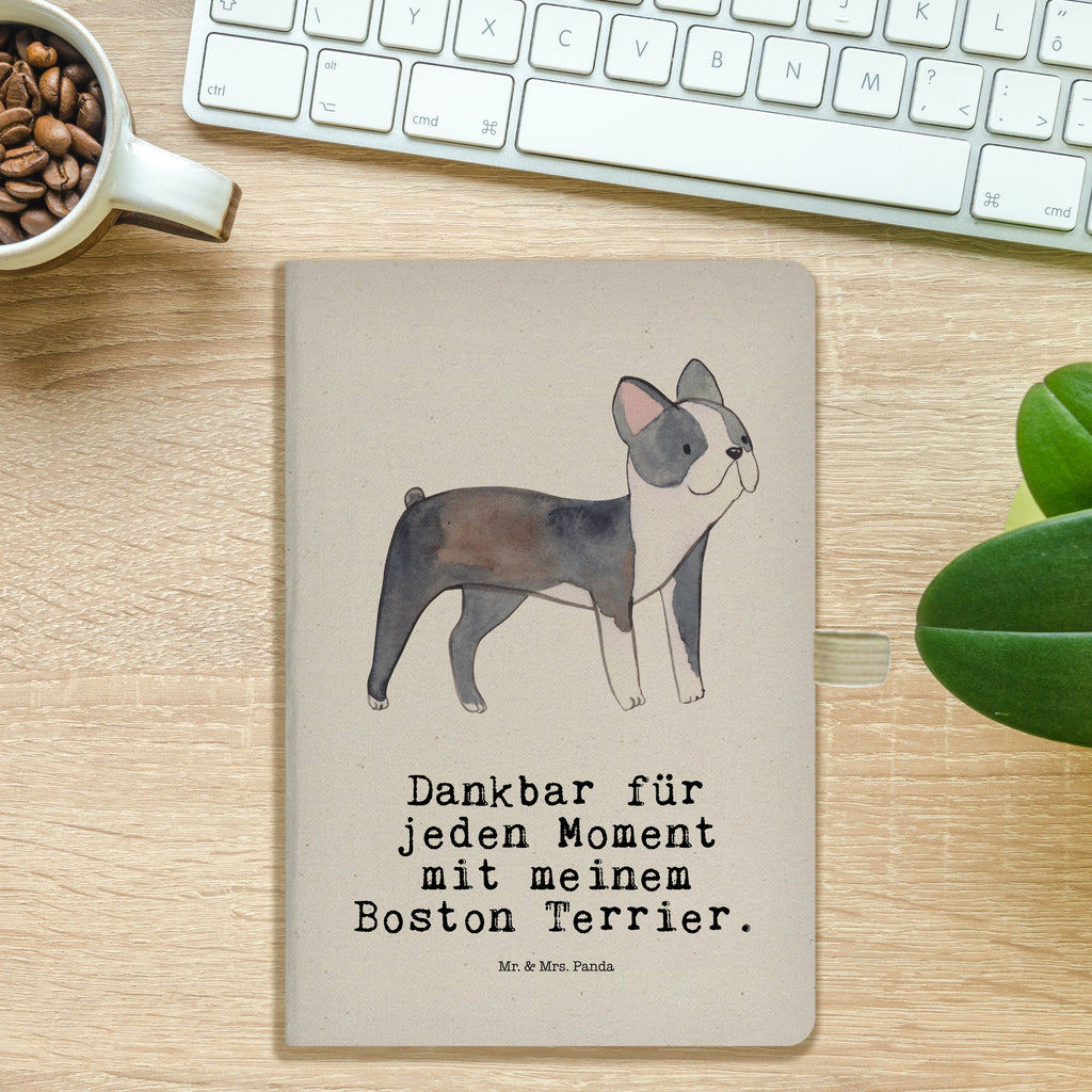 Baumwoll Notizbuch Boston Terrier Moment Notizen, Eintragebuch, Tagebuch, Notizblock, Adressbuch, Journal, Kladde, Skizzenbuch, Notizheft, Schreibbuch, Schreibheft, Hund, Hunderasse, Rassehund, Hundebesitzer, Geschenk, Tierfreund, Schenken, Welpe, Boston Terrier