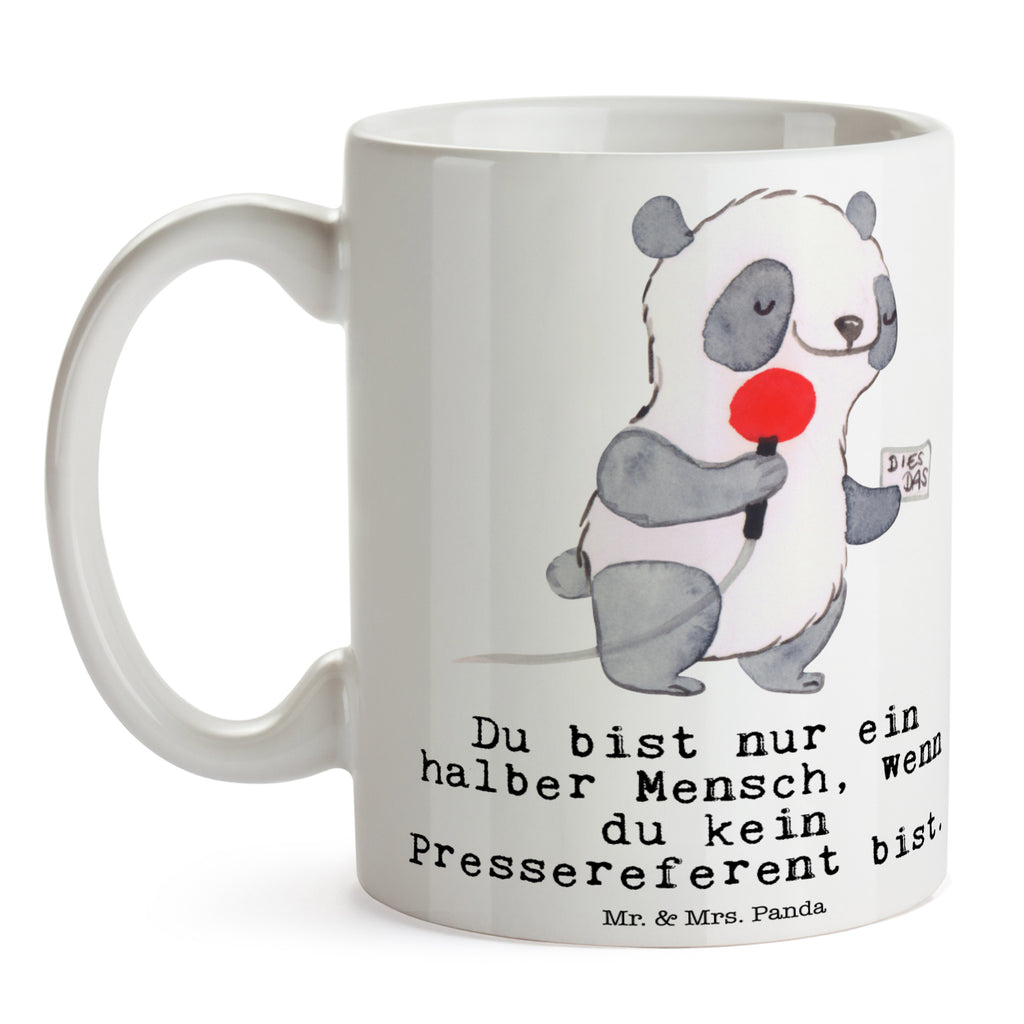 Tasse Pressereferent mit Herz Tasse, Kaffeetasse, Teetasse, Becher, Kaffeebecher, Teebecher, Keramiktasse, Porzellantasse, Büro Tasse, Geschenk Tasse, Tasse Sprüche, Tasse Motive, Kaffeetassen, Tasse bedrucken, Designer Tasse, Cappuccino Tassen, Schöne Teetassen, Beruf, Ausbildung, Jubiläum, Abschied, Rente, Kollege, Kollegin, Geschenk, Schenken, Arbeitskollege, Mitarbeiter, Firma, Danke, Dankeschön, Pressereferent, Pressemitarbeiter, Presseagentur, Studium