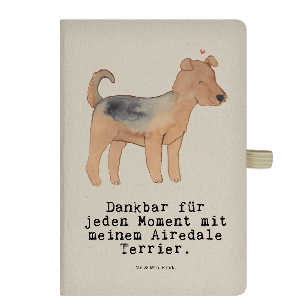 Baumwoll Notizbuch Airedale Terrier Moment Notizen, Eintragebuch, Tagebuch, Notizblock, Adressbuch, Journal, Kladde, Skizzenbuch, Notizheft, Schreibbuch, Schreibheft, Hund, Hunderasse, Rassehund, Hundebesitzer, Geschenk, Tierfreund, Schenken, Welpe, Airedale Terrier