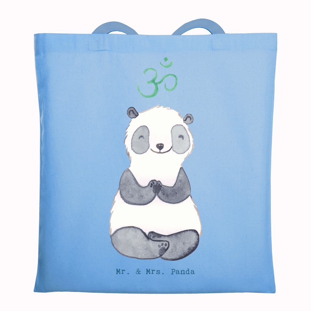 Tragetasche Panda Meditieren Medizin Beuteltasche, Beutel, Einkaufstasche, Jutebeutel, Stoffbeutel, Tasche, Shopper, Umhängetasche, Strandtasche, Schultertasche, Stofftasche, Tragetasche, Badetasche, Jutetasche, Einkaufstüte, Laptoptasche, Geschenk, Sport, Sportart, Hobby, Schenken, Danke, Dankeschön, Auszeichnung, Gewinn, Sportler, Meditieren, Meditation, Meditationskurs