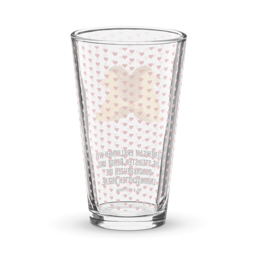 Premium Trinkglas Igel händchenhaltend Trinkglas, Glas, Pint Glas, Bierglas, Cocktail Glas, Wasserglas, Liebe, Partner, Freund, Freundin, Ehemann, Ehefrau, Heiraten, Verlobung, Heiratsantrag, Liebesgeschenk, Jahrestag, Hocheitstag, Igel, Igelliebe, Hand in Hand, Liebesbeweis, große Liebe, Liebesbotschaft, Hochzeit, Lieblingsmensch, Gemeinsamkeit, Love, Geschenk für zwei