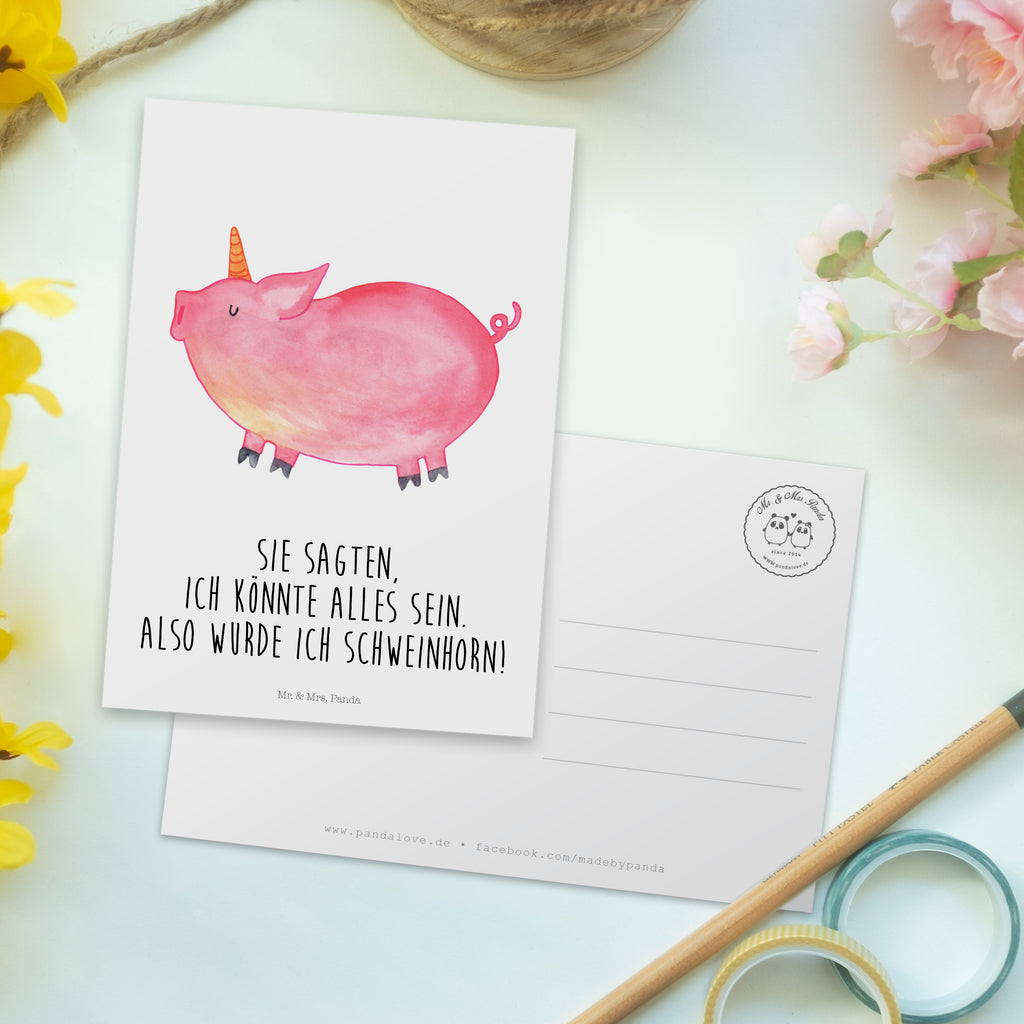 Postkarte Einhorn Schwein Postkarte, Karte, Geschenkkarte, Grußkarte, Einladung, Ansichtskarte, Geburtstagskarte, Einladungskarte, Dankeskarte, Ansichtskarten, Einladung Geburtstag, Einladungskarten Geburtstag, Einhorn, Einhörner, Einhorn Deko, Pegasus, Unicorn, Party, Spaß, Schwein, Schweinhorn, Bauer, witzig. lustig, Spruch, geschenk, Pig, Piggy, funny, english, englisch