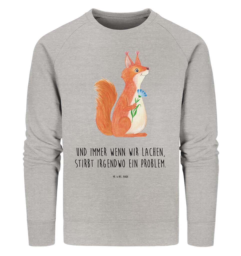 Organic Pullover Eichhörnchen Blume Pullover, Pullover Männer, Pullover Frauen, Sweatshirt, Sweatshirt Männer, Sweatshirt Frauen, Unisex, Tiermotive, Gute Laune, lustige Sprüche, Tiere, Eichhörnchen, Eichhorn, Spruch positiv, Lachen, Spaß, Motivation Sprüche, Motivation Bilder, glücklich Spruch, Spruch Deko