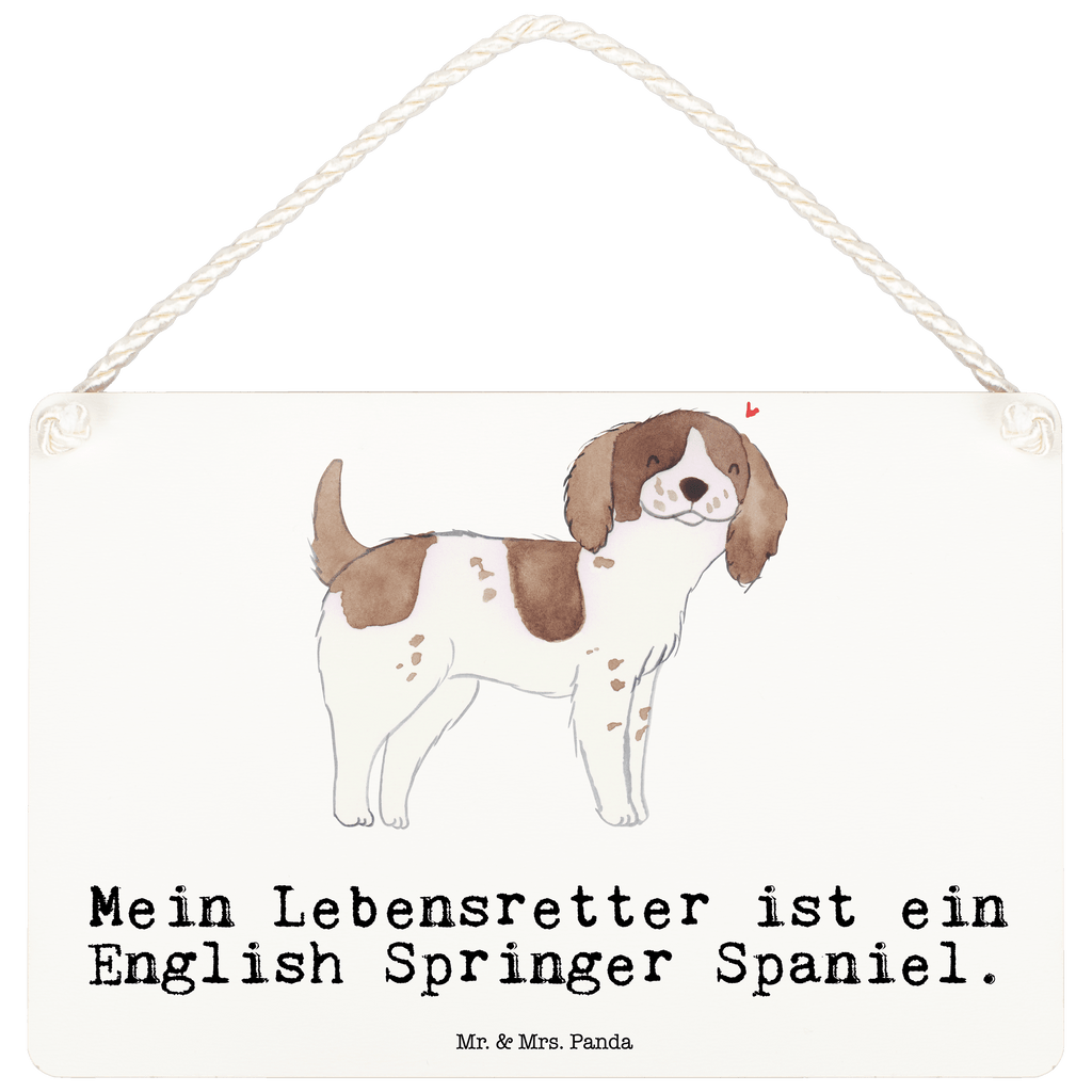 Deko Schild English Springer Spaniel Lebensretter Dekoschild, Deko Schild, Schild, Tür Schild, Türschild, Holzschild, Wandschild, Wanddeko, Hund, Hunderasse, Rassehund, Hundebesitzer, Geschenk, Tierfreund, Schenken, Welpe, English Springer Spaniel