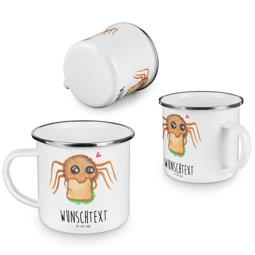 Personalisierte Emaille Tasse Spinne Agathe Sandwich Emaille Tasse personalisiert, Emaille Tasse mit Namen, Campingtasse personalisiert, Namenstasse, Campingtasse bedrucken, Campinggeschirr personalsisert, tasse mit namen, personalisierte tassen, personalisierte tasse, tasse selbst gestalten, tasse bedrucken, tassen bedrucken, Spinne Agathe, Spinne, Agathe, Videos, Merchandise, Glück, Mut, Hungrig, Verfressen, Lebensfreude, Alles wird gut, Hunger