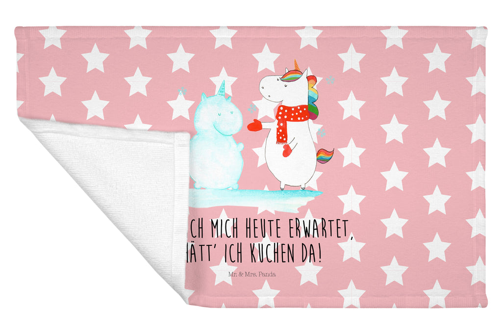 Handtuch Einhorn Schneemann Gästetuch, Reisehandtuch, Sport Handtuch, Frottier, Kinder Handtuch, Einhorn, Einhörner, Einhorn Deko, Pegasus, Unicorn, Schneemann, Winter, Schnee, Kuchen, Weihnachten, kalt, Mütze, Handschuhe, X-Mas