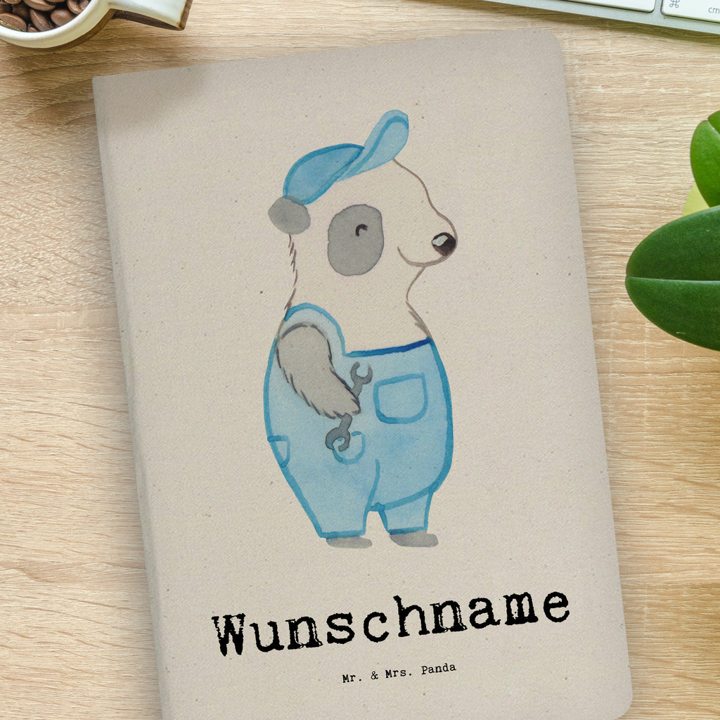 DIN A4 Personalisiertes Notizbuch Kfz-Mechatroniker mit Herz Personalisiertes Notizbuch, Notizbuch mit Namen, Notizbuch bedrucken, Personalisierung, Namensbuch, Namen, Beruf, Ausbildung, Jubiläum, Abschied, Rente, Kollege, Kollegin, Geschenk, Schenken, Arbeitskollege, Mitarbeiter, Firma, Danke, Dankeschön, Kfz-Mechatroniker, Kraftfahrzeugmechaniker, Meister, Gesellenprüfung