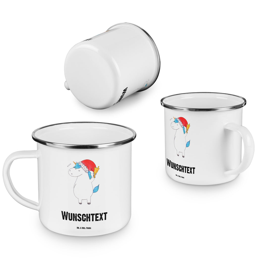 Personalisierte Emaille Tasse Einhorn Weihnachtsmann Emaille Tasse personalisiert, Emaille Tasse mit Namen, Campingtasse personalisiert, Namenstasse, Campingtasse bedrucken, Campinggeschirr personalsisert, tasse mit namen, personalisierte tassen, personalisierte tasse, tasse selbst gestalten, tasse bedrucken, tassen bedrucken, Einhorn, Einhörner, Einhorn Deko, Pegasus, Unicorn, Gin, Schokolade, Schoki, Weihnachten, Weihnachtsmann, Nikolaus, Wunschzettel, Wunschliste, Feenstaub