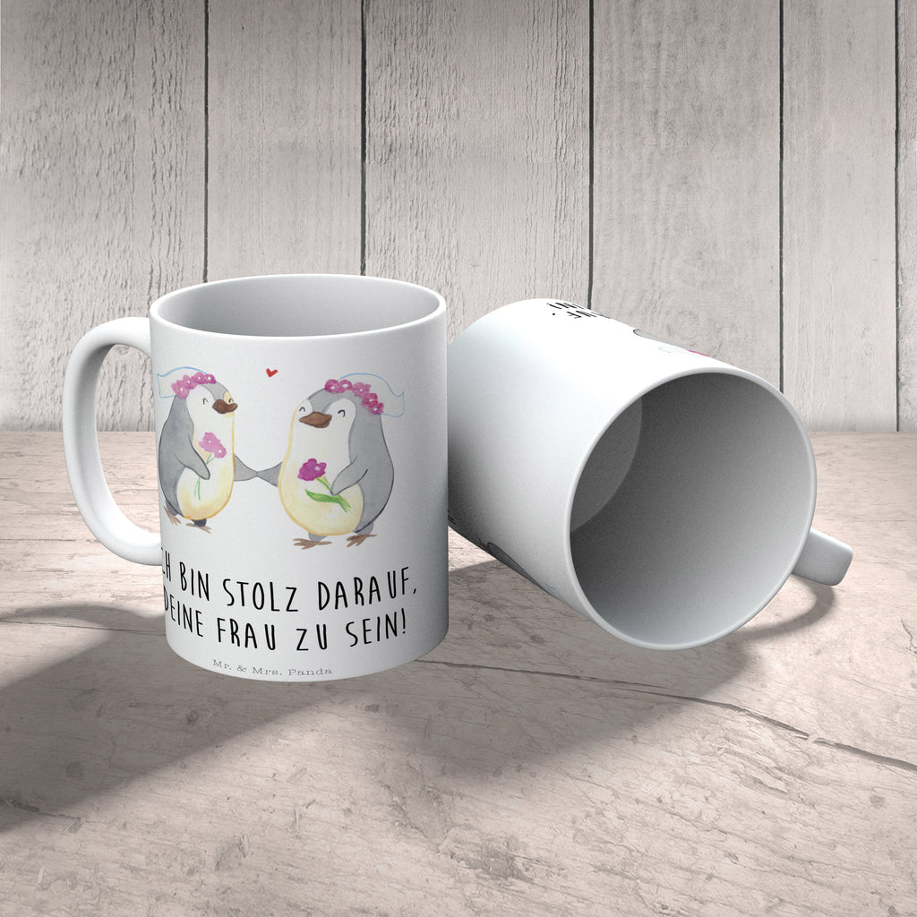 Tasse Pinguin Pärchen Lesbian Pride Tasse, Kaffeetasse, Teetasse, Becher, Kaffeebecher, Teebecher, Keramiktasse, Porzellantasse, Büro Tasse, Geschenk Tasse, Tasse Sprüche, Tasse Motive, Kaffeetassen, Tasse bedrucken, Designer Tasse, Cappuccino Tassen, Schöne Teetassen, Hochzeit, Hochzeitsgeschenk, Ehe, Hochzeitsfeier, Trauung, Trauungsgeschenk, Hochzeitskarte, Verlobungsfeier, Verlobungsgeschenk, Hochzeitsgeschenkideen, Hochzeitsgeschenke für Brautpaar