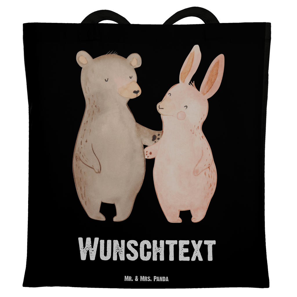 Personalisierte Tragetasche Bär Hase Umarmen Personalisierte Beuteltasche, Personalisierter Beutel, Personalisierte Einkaufstasche, Personalisierter Jutebeutel, Personalisierter Stoffbeutel, Tragetasche mit Namen, Einkaufstasche mit Namen, Stoffbeutel mit Namen, Personalisierte Tasche, Personalisierte Jutetasche, Personalisierte Kindergartentasche, Liebe, Partner, Freund, Freundin, Ehemann, Ehefrau, Heiraten, Verlobung, Heiratsantrag, Liebesgeschenk, Jahrestag, Hocheitstag, Freunde, bester Freund, Hase, Bär, Bärchen, best friends