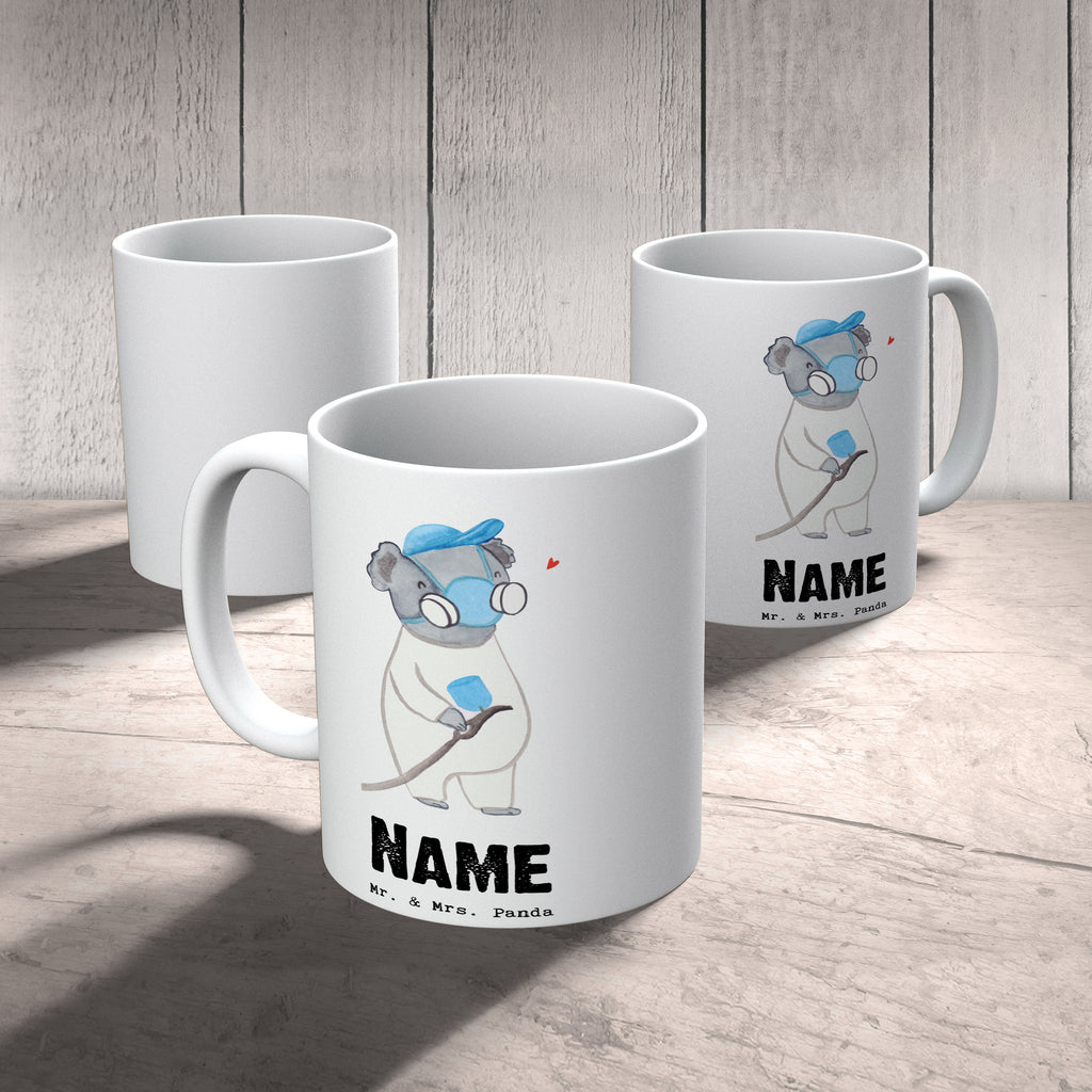 Personalisierte Tasse Lackierer mit Herz Personalisierte Tasse, Namenstasse, Wunschname, Personalisiert, Tasse, Namen, Drucken, Tasse mit Namen, Beruf, Ausbildung, Jubiläum, Abschied, Rente, Kollege, Kollegin, Geschenk, Schenken, Arbeitskollege, Mitarbeiter, Firma, Danke, Dankeschön, Lackierer, Lackierermeister, Werkstatt Lackierer, Gesellenprüfung