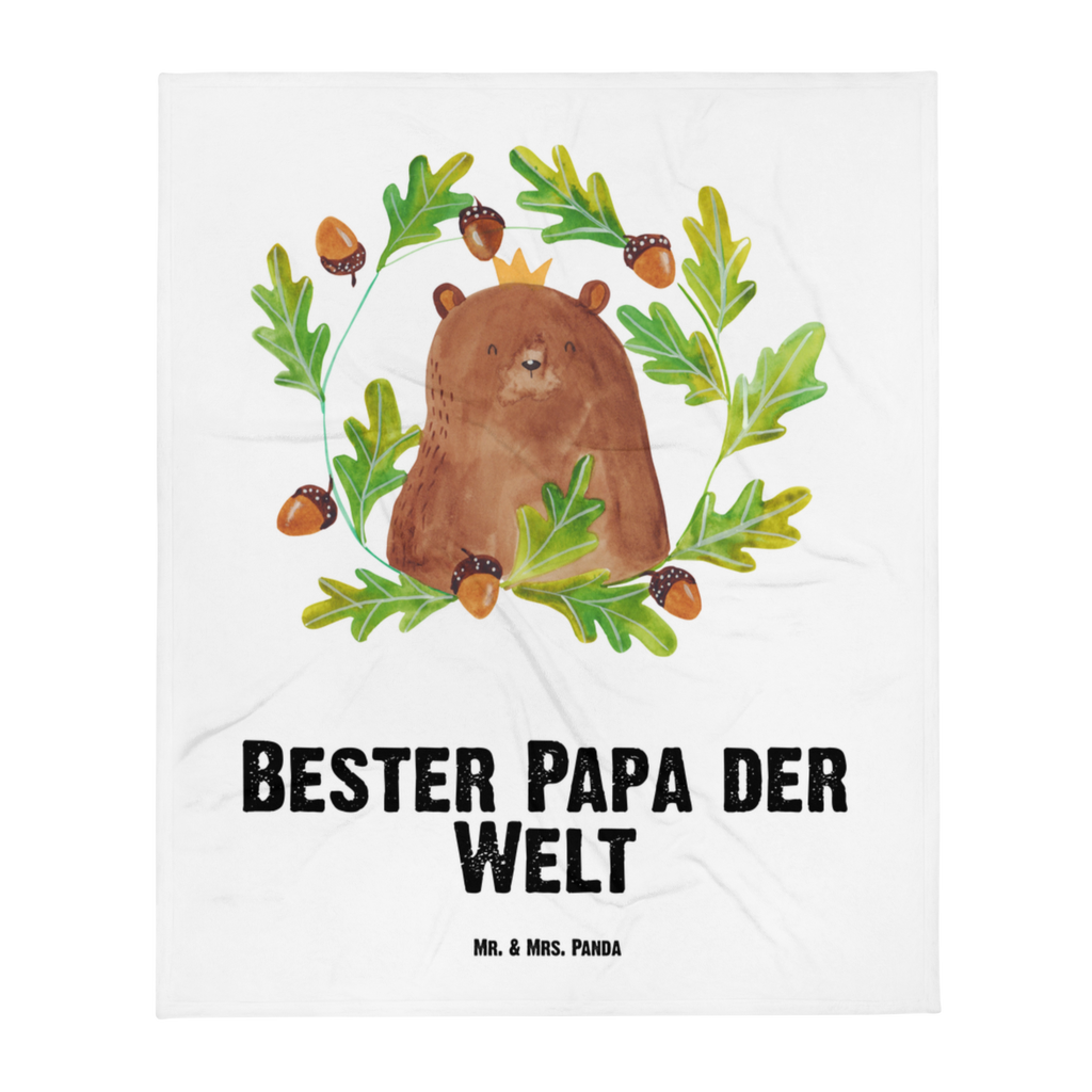 Babydecke Bär König Babydecke, Babygeschenk, Geschenk Geburt, Babyecke Kuscheldecke, Krabbeldecke, Bär, Teddy, Teddybär, Papa, Papa Bär, bester Vater, bester Papa, weltbester Papa, Vatertag, Vater, Dad, Daddy, Papi