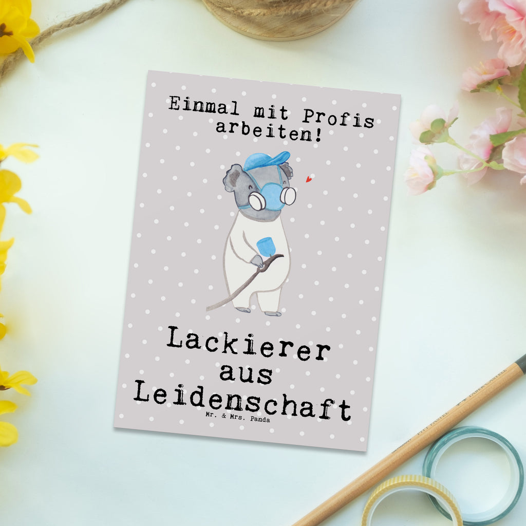 Postkarte Lackierer aus Leidenschaft Postkarte, Karte, Geschenkkarte, Grußkarte, Einladung, Ansichtskarte, Geburtstagskarte, Einladungskarte, Dankeskarte, Ansichtskarten, Einladung Geburtstag, Einladungskarten Geburtstag, Beruf, Ausbildung, Jubiläum, Abschied, Rente, Kollege, Kollegin, Geschenk, Schenken, Arbeitskollege, Mitarbeiter, Firma, Danke, Dankeschön, Lackierer, Lackierermeister, Werkstatt Lackierer, Gesellenprüfung