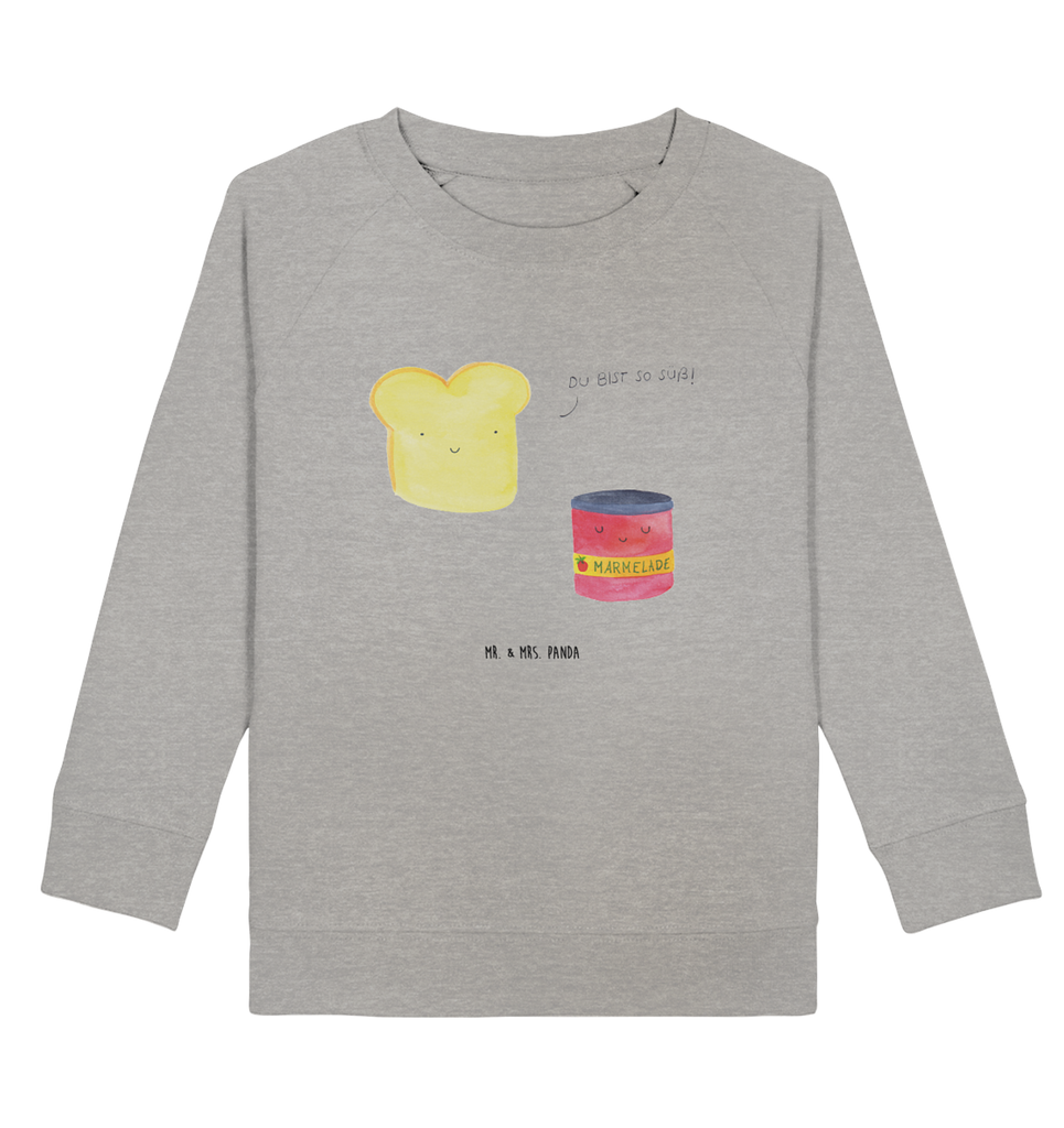 Organic Kinder Pullover Toast & Marmelade Kinder Pullover, Kinder Sweatshirt, Jungen, Mädchen, Tiermotive, Gute Laune, lustige Sprüche, Tiere, Toast, Marmelade, Dreamteam, süße Postkarte, süß, Küche Deko, Küche Spruch, Frühstück Einladung, Brot, Toastbrot