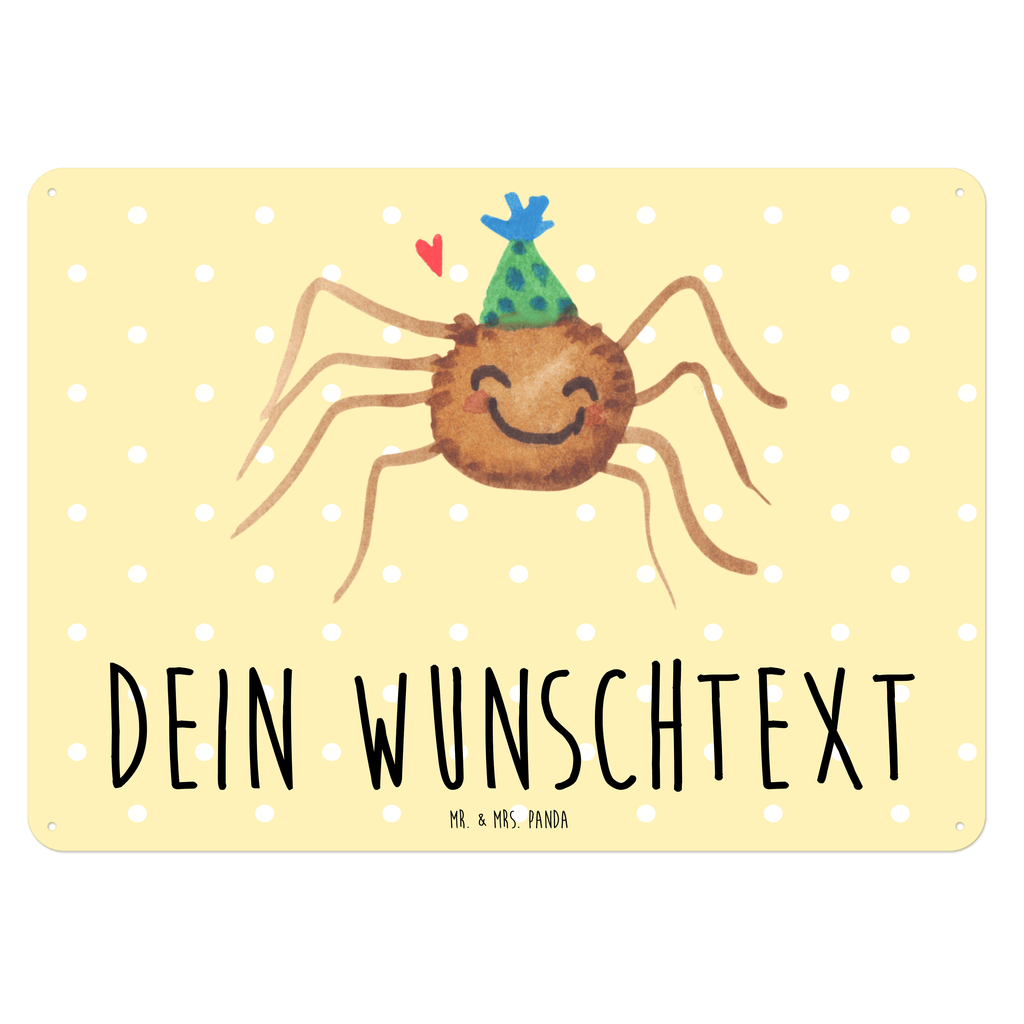 Personalisiertes Blechschild Spinne Agathe Party Blechschild, Metallschild, Geschenk Schild, Schild, Magnet-Metall-Schild, Deko Schild, Wandschild, Wand-Dekoration, Türschild, Spinne Agathe, Spinne, Agathe, Videos, Merchandise, Selbstliebe, Wunder, Motivation, Glück