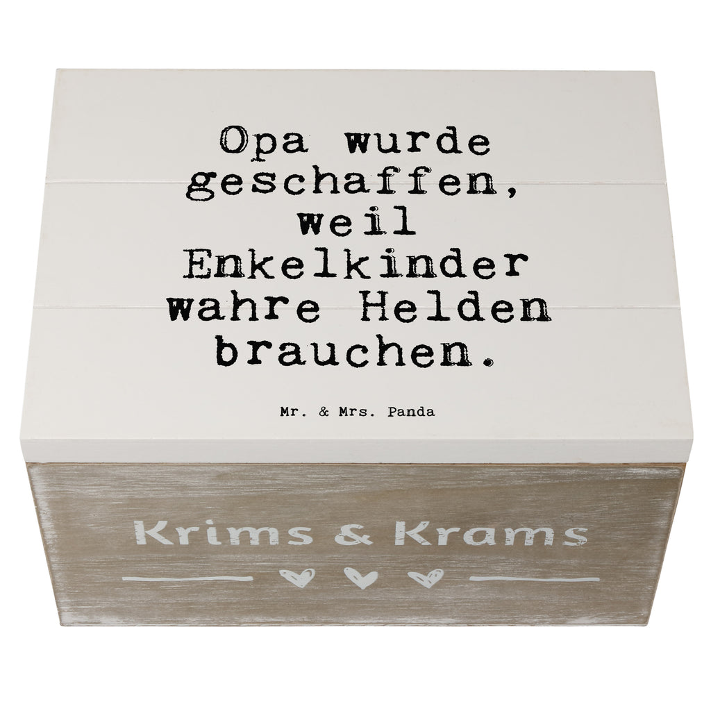 Holzkiste Sprüche und Zitate Opa wurde geschaffen, weil Enkelkinder wahre Helden brauchen. Holzkiste, Kiste, Schatzkiste, Truhe, Schatulle, XXL, Erinnerungsbox, Erinnerungskiste, Dekokiste, Aufbewahrungsbox, Geschenkbox, Geschenkdose, Spruch, Sprüche, lustige Sprüche, Weisheiten, Zitate, Spruch Geschenke, Spruch Sprüche Weisheiten Zitate Lustig Weisheit Worte