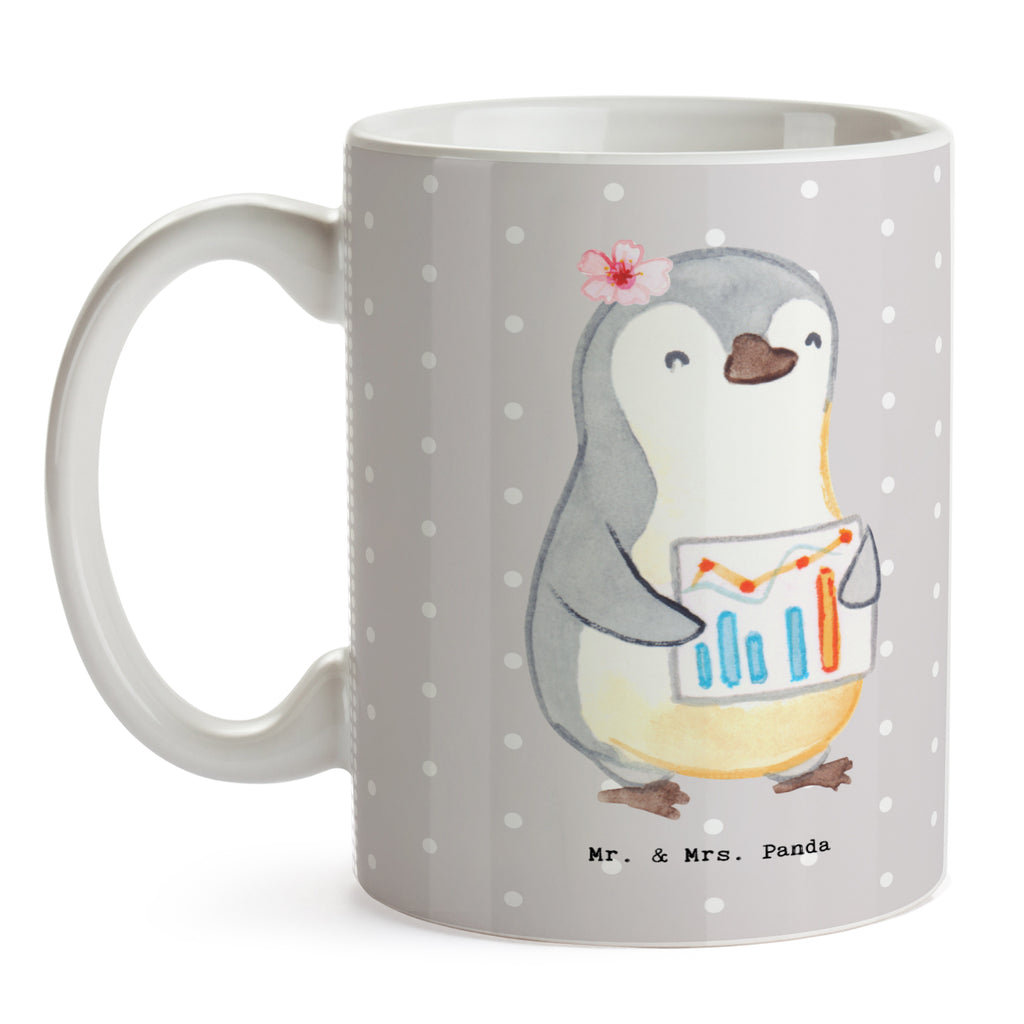 Tasse Wirtschaftsanalytikerin mit Herz Tasse, Kaffeetasse, Teetasse, Becher, Kaffeebecher, Teebecher, Keramiktasse, Porzellantasse, Büro Tasse, Geschenk Tasse, Tasse Sprüche, Tasse Motive, Kaffeetassen, Tasse bedrucken, Designer Tasse, Cappuccino Tassen, Schöne Teetassen, Beruf, Ausbildung, Jubiläum, Abschied, Rente, Kollege, Kollegin, Geschenk, Schenken, Arbeitskollege, Mitarbeiter, Firma, Danke, Dankeschön