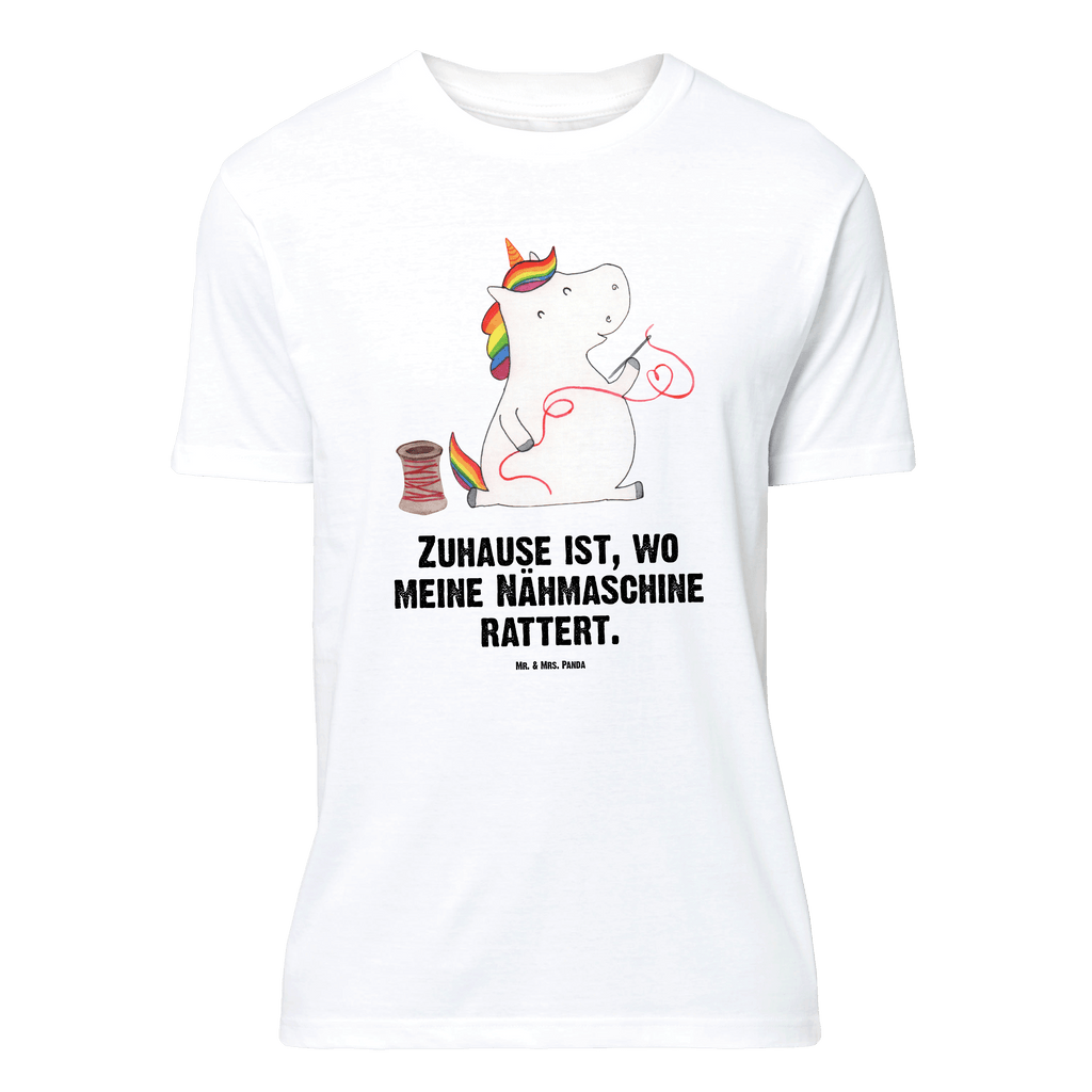 T-Shirt Standard Einhorn Näherin T-Shirt, Shirt, Tshirt, Lustiges T-Shirt, T-Shirt mit Spruch, Party, Junggesellenabschied, Jubiläum, Geburstag, Herrn, Damen, Männer, Frauen, Schlafshirt, Nachthemd, Sprüche, Einhorn, Einhörner, Einhorn Deko, Pegasus, Unicorn, Näherin, nähen, Mädchen, Freundin, Häkeln, Stricken, basteln, Nähzimmer