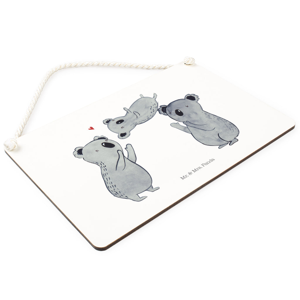 Deko Schild Koalas Feiern Dekoschild, Deko Schild, Schild, Tür Schild, Türschild, Holzschild, Wandschild, Wanddeko, Geburtstag, Geburtstagsgeschenk, Geschenk, Koala, Familie, Kind, Eltern, Herz, Liebe