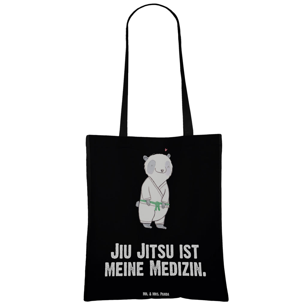 Tragetasche Panda Jiu Jitsu Medizin Beuteltasche, Beutel, Einkaufstasche, Jutebeutel, Stoffbeutel, Tasche, Shopper, Umhängetasche, Strandtasche, Schultertasche, Stofftasche, Tragetasche, Badetasche, Jutetasche, Einkaufstüte, Laptoptasche, Geschenk, Sport, Sportart, Hobby, Schenken, Danke, Dankeschön, Auszeichnung, Gewinn, Sportler, Jiu Jitsu, japanische Kampfkunst, Selbstverteidigung