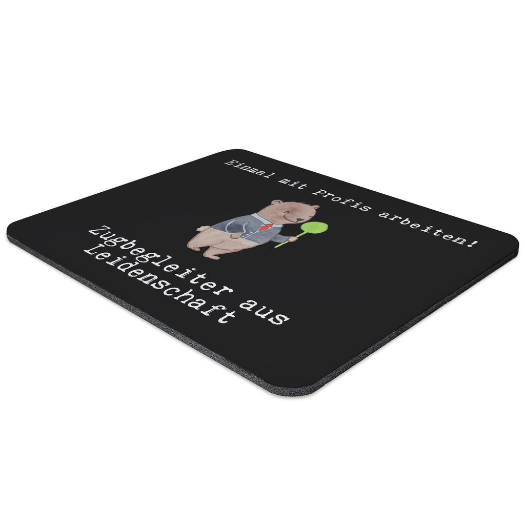 Mauspad Zugbegleiter aus Leidenschaft Mousepad, Computer zubehör, Büroausstattung, PC Zubehör, Arbeitszimmer, Mauspad, Einzigartiges Mauspad, Designer Mauspad, Mausunterlage, Mauspad Büro, Beruf, Ausbildung, Jubiläum, Abschied, Rente, Kollege, Kollegin, Geschenk, Schenken, Arbeitskollege, Mitarbeiter, Firma, Danke, Dankeschön