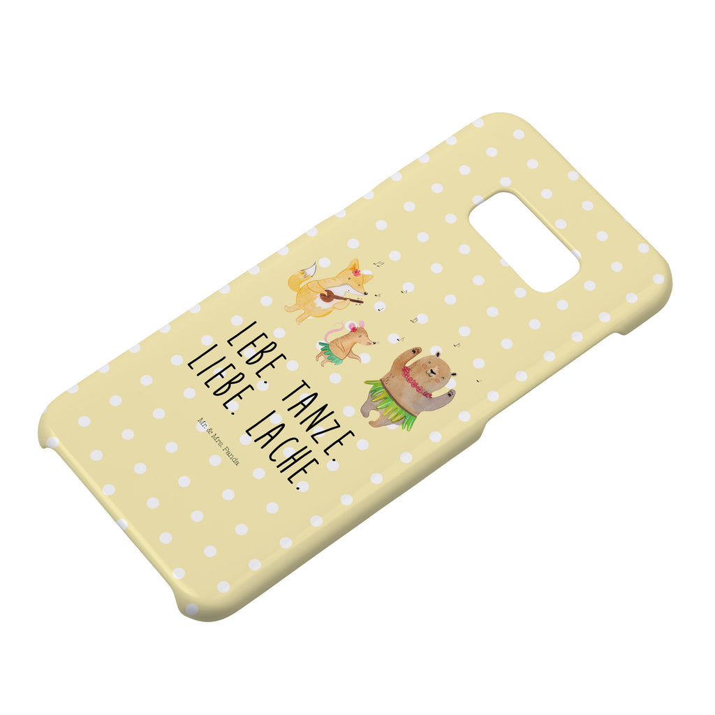 Handyhülle Waldtiere Aloha Handyhülle, Handycover, Cover, Handy, Hülle, Iphone 10, Iphone X, Tiermotive, Gute Laune, lustige Sprüche, Tiere, Wald, Waldtiere, Musik, Aloha, Bär, Hase, Igel, Tanzen, Leben, Lachen