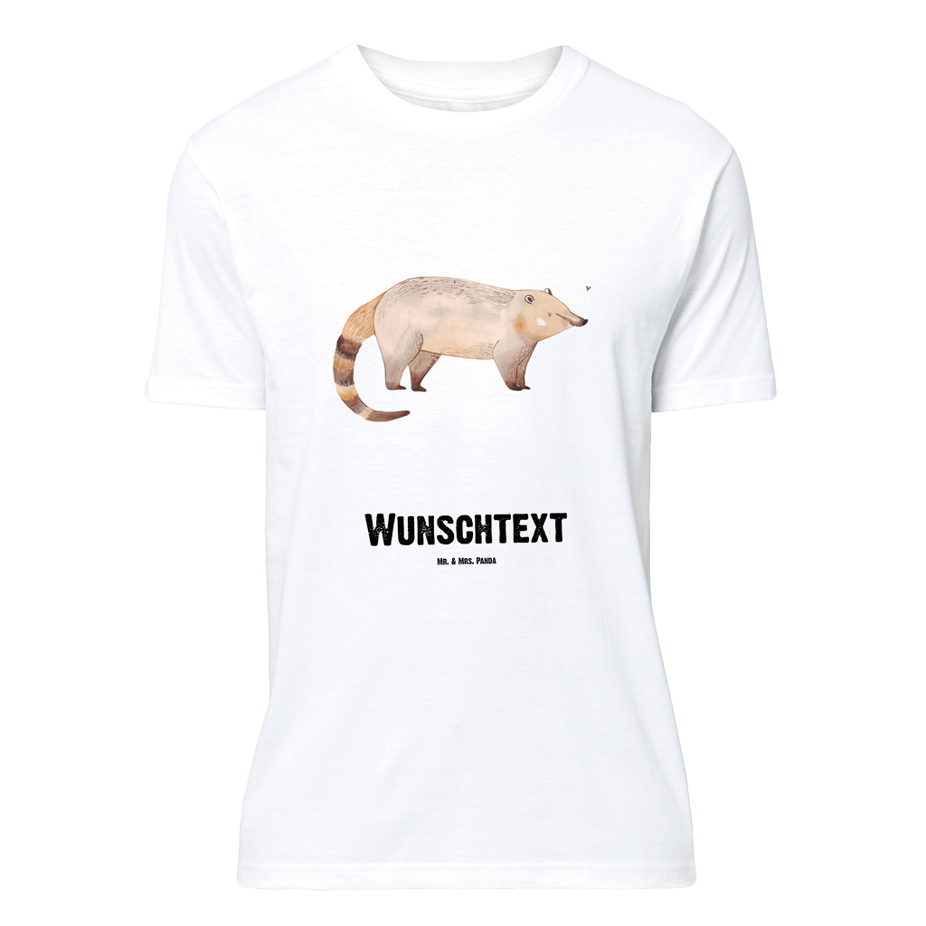 Personalisiertes T-Shirt Nasenbär T-Shirt Personalisiert, T-Shirt mit Namen, T-Shirt mit Aufruck, Männer, Frauen, Wunschtext, Bedrucken, Tiermotive, Gute Laune, lustige Sprüche, Tiere, Nasenbär, Nasenbären, Rüsselbär, Bär