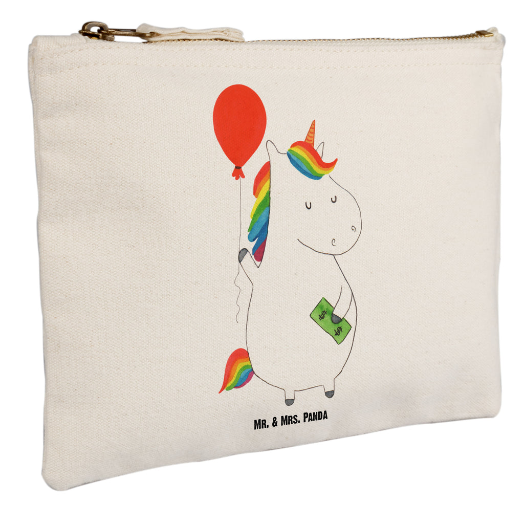 Schminktasche Einhorn Luftballon Schminktasche, Kosmetiktasche, Kosmetikbeutel, Stiftemäppchen, Etui, Federmappe, Makeup, XXL, Schminketui, Kosmetiketui, Schlamperetui, Einhorn, Einhörner, Einhorn Deko, Pegasus, Unicorn, Luftballon, Geld, Lebenslust, Freude, Geschenk, Freundin