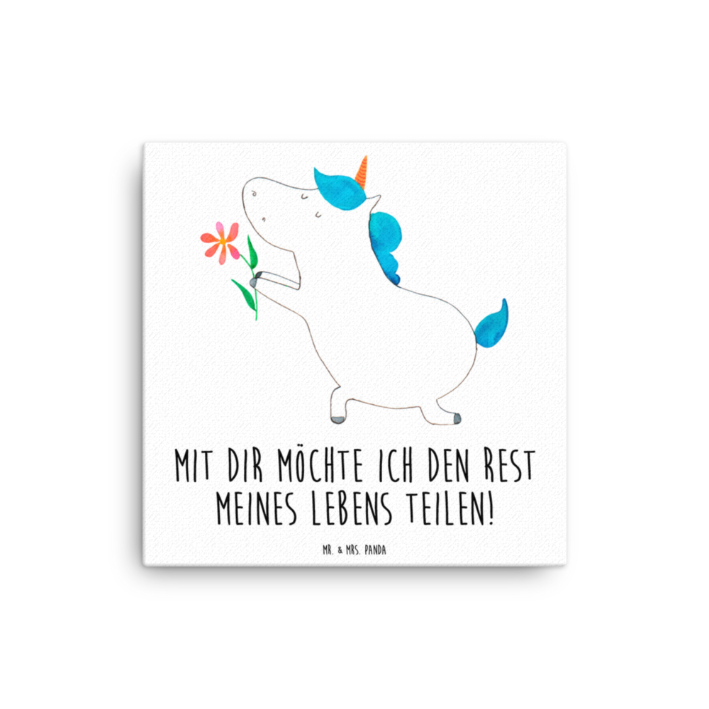 Leinwand Bild Einhorn Blume Leinwand, Bild, Kunstdruck, Wanddeko, Dekoration, Einhorn, Einhörner, Einhorn Deko, Pegasus, Unicorn, Liebe, Liebesbeweis, Antrag, Heiratsantrag, Verlobung, Ehepaar, Pärchen, Partner, Freund, Freundin, Ehe, heiraten