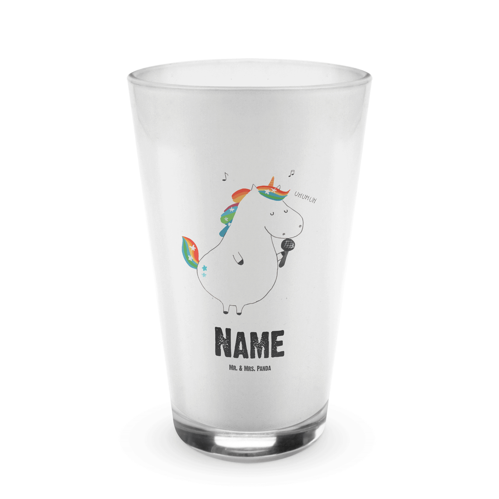 Personalisiertes Glas Einhorn Sänger Bedrucktes Glas, Glas mit Namen, Namensglas, Glas personalisiert, Name, Bedrucken, Einhorn, Einhörner, Einhorn Deko, Pegasus, Unicorn, Glitzer, Konfetti, Party, Geburtstag, Feier, Fest, Disco, Sängerin, Sänger, Freundin