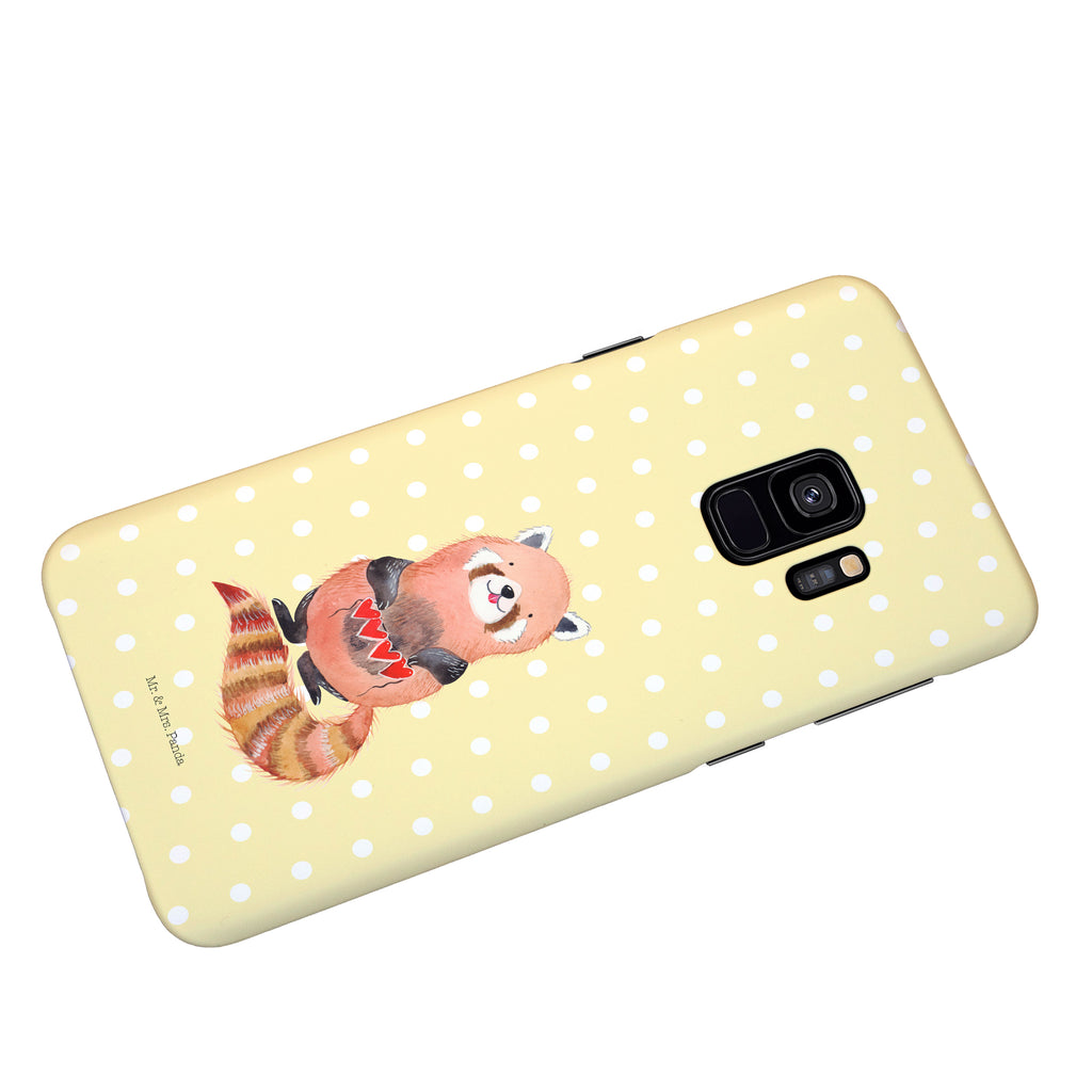 Handyhülle Roter Panda Handyhülle, Handycover, Cover, Handy, Hülle, Iphone 10, Iphone X, Tiermotive, Gute Laune, lustige Sprüche, Tiere, Panda, Liebe, Rot, Herz, Liebling, Lieblingsmensch