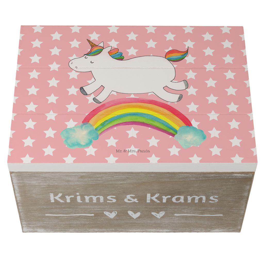 Holzkiste Einhorn Regenbogen Holzkiste, Kiste, Schatzkiste, Truhe, Schatulle, XXL, Erinnerungsbox, Erinnerungskiste, Dekokiste, Aufbewahrungsbox, Geschenkbox, Geschenkdose, Einhorn, Einhörner, Einhorn Deko, Pegasus, Unicorn, Regenbogen, Glitzer, Einhornpower, Erwachsenwerden, Einhornautobahn