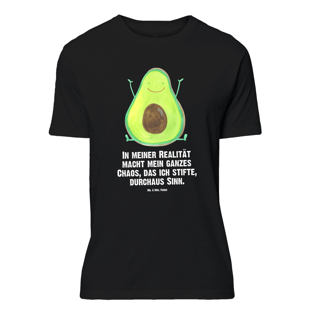 T-Shirt Standard Avocado Happy T-Shirt, Shirt, Tshirt, Lustiges T-Shirt, T-Shirt mit Spruch, Party, Junggesellenabschied, Jubiläum, Geburstag, Herrn, Damen, Männer, Frauen, Schlafshirt, Nachthemd, Sprüche, Avocado, Veggie, Vegan, Gesund, Chaos