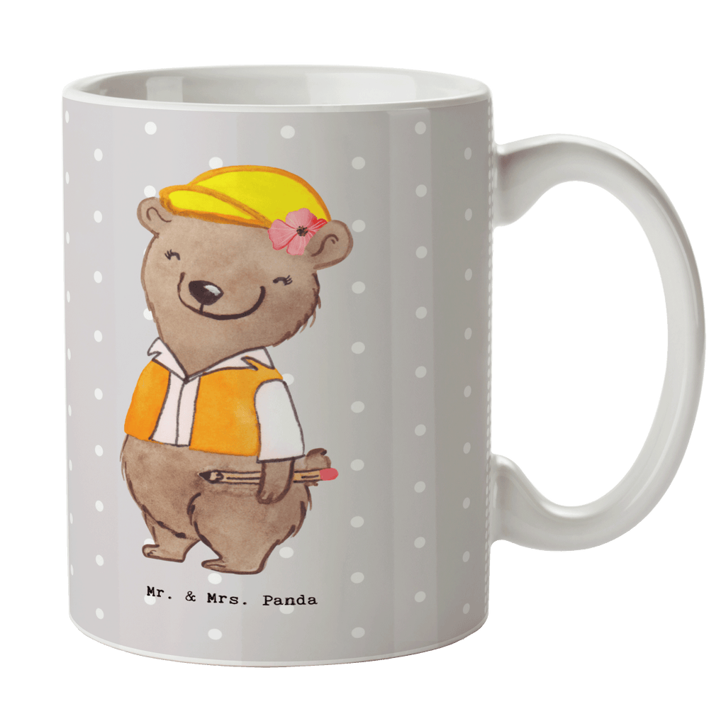 Tasse Bauingenieurin mit Herz Tasse, Kaffeetasse, Teetasse, Becher, Kaffeebecher, Teebecher, Keramiktasse, Porzellantasse, Büro Tasse, Geschenk Tasse, Tasse Sprüche, Tasse Motive, Kaffeetassen, Tasse bedrucken, Designer Tasse, Cappuccino Tassen, Schöne Teetassen, Beruf, Ausbildung, Jubiläum, Abschied, Rente, Kollege, Kollegin, Geschenk, Schenken, Arbeitskollege, Mitarbeiter, Firma, Danke, Dankeschön, Bauingenieurin, Statikerin, Ingeniuerin, Baustelle, Studium