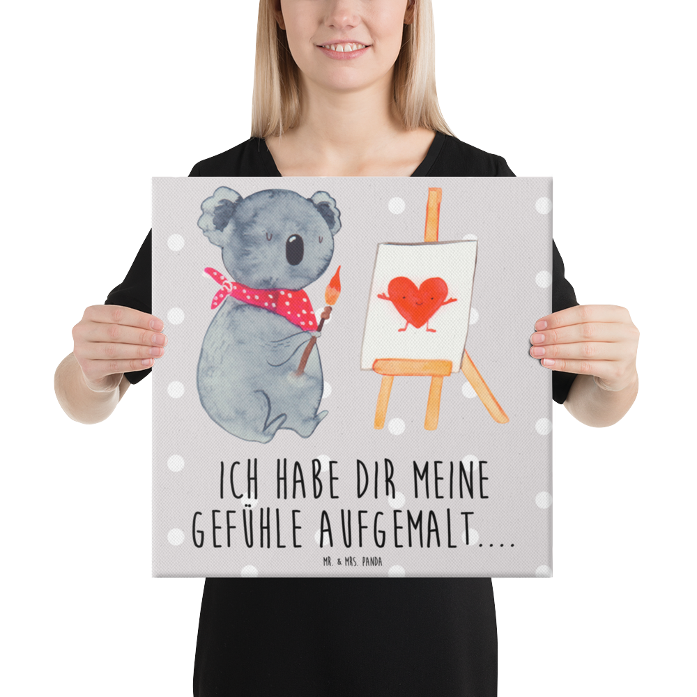 Leinwand Bild Koala Künstler Leinwand, Bild, Kunstdruck, Wanddeko, Dekoration, Koala, Koalabär, Liebe, Liebensbeweis, Liebesgeschenk, Gefühle, Künstler, zeichnen