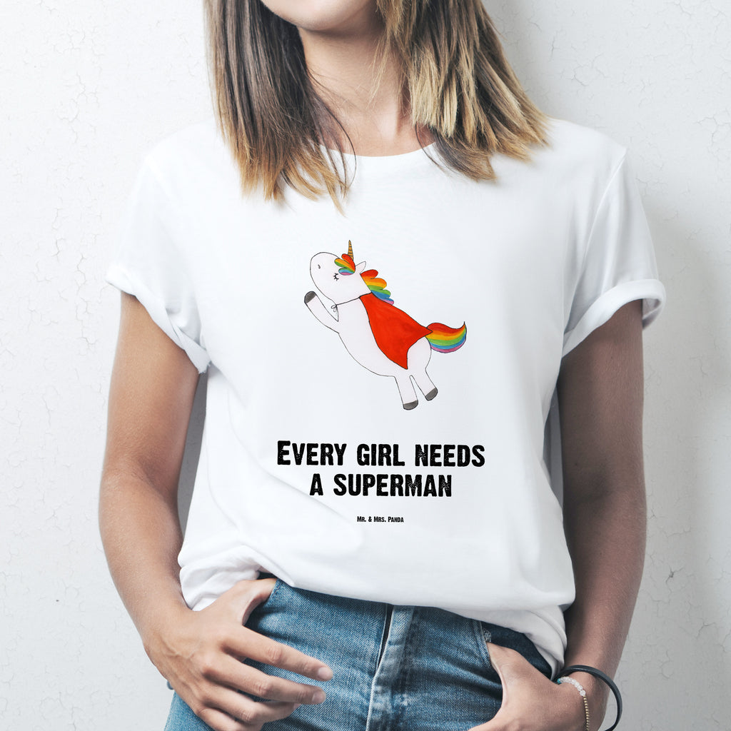 T-Shirt Standard Einhorn Super T-Shirt, Shirt, Tshirt, Lustiges T-Shirt, T-Shirt mit Spruch, Party, Junggesellenabschied, Jubiläum, Geburstag, Herrn, Damen, Männer, Frauen, Schlafshirt, Nachthemd, Sprüche, Einhorn, Einhörner, Einhorn Deko, Pegasus, Unicorn, Traummann, Superheld, Held, Freundin, Geschenk, Girl, Mädchen