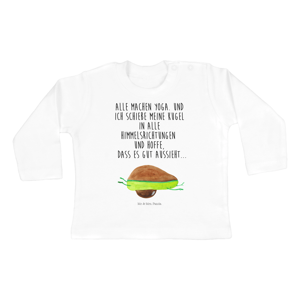 Baby Longsleeve Avocado Yoga Mädchen, Jungen, Baby, Langarm, Bio, Kleidung, Avocado, Veggie, Vegan, Gesund, Avocado Yoga Vegan