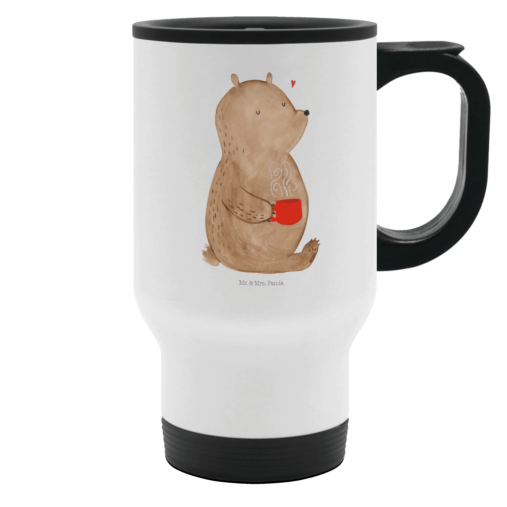 Thermobecher Bär Kaffee Thermobecher, To Go Becher, Thermotasse, Kaffeebecher, Isolierbecher, Thermobecher To Go, Warmhaltetasse, Edelstahlbecher, Reisebecher, Tasse mit Deckel, Thermobecher für 400 ml, Kaffeetasse zum Mitnehmen, Tasse zum Mitnehmen, Spülmaschinenfest, Bär, Teddy, Teddybär, Kaffee, Coffee, Bären, guten Morgen, Morgenroutine, Welt erobern, Welt retten, Motivation