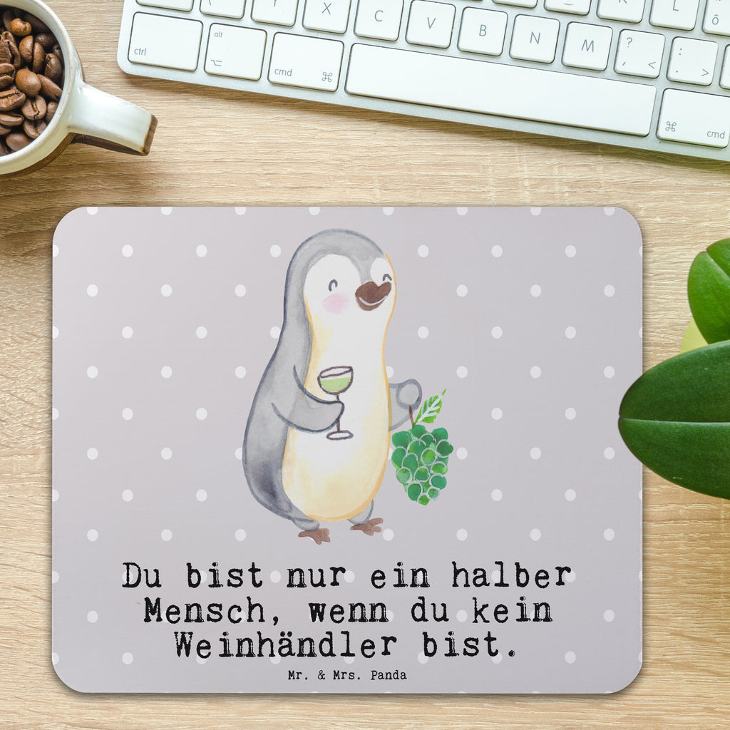 Mauspad Weinhändler mit Herz Mousepad, Computer zubehör, Büroausstattung, PC Zubehör, Arbeitszimmer, Mauspad, Einzigartiges Mauspad, Designer Mauspad, Mausunterlage, Mauspad Büro, Beruf, Ausbildung, Jubiläum, Abschied, Rente, Kollege, Kollegin, Geschenk, Schenken, Arbeitskollege, Mitarbeiter, Firma, Danke, Dankeschön